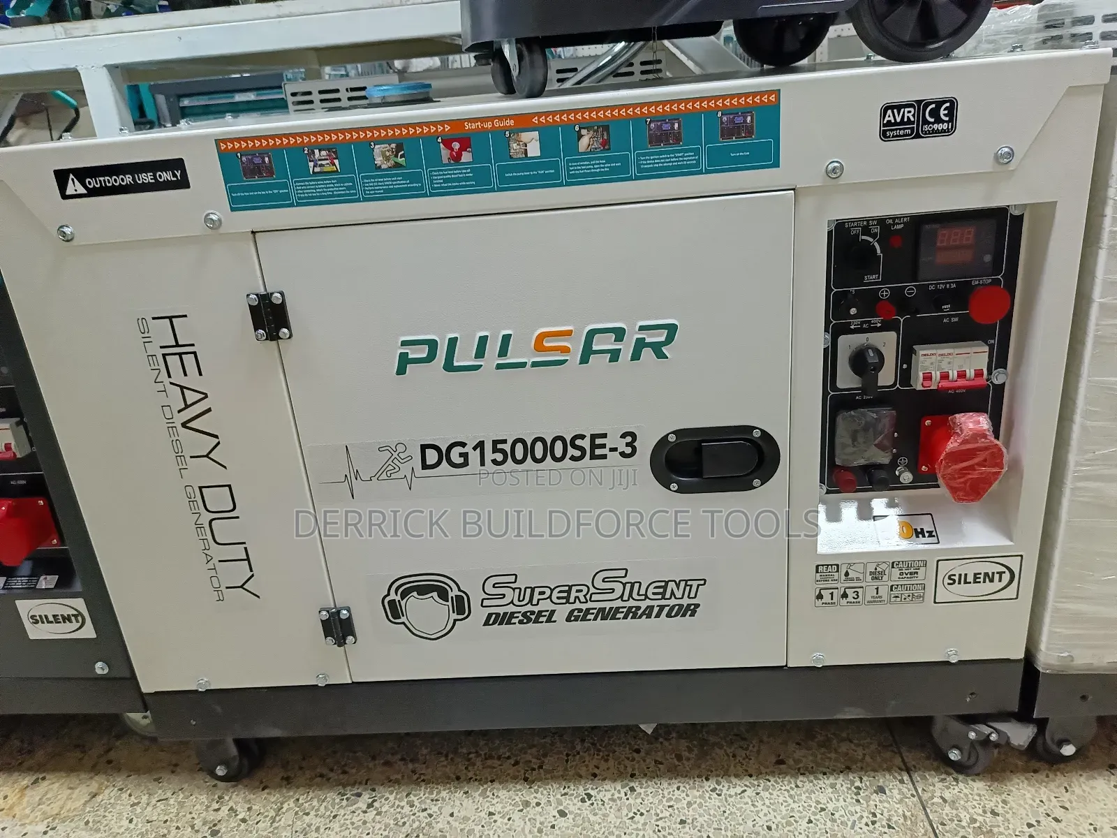 Dg15000se-3 Dual Phase Silent Diesel Generator 15kva