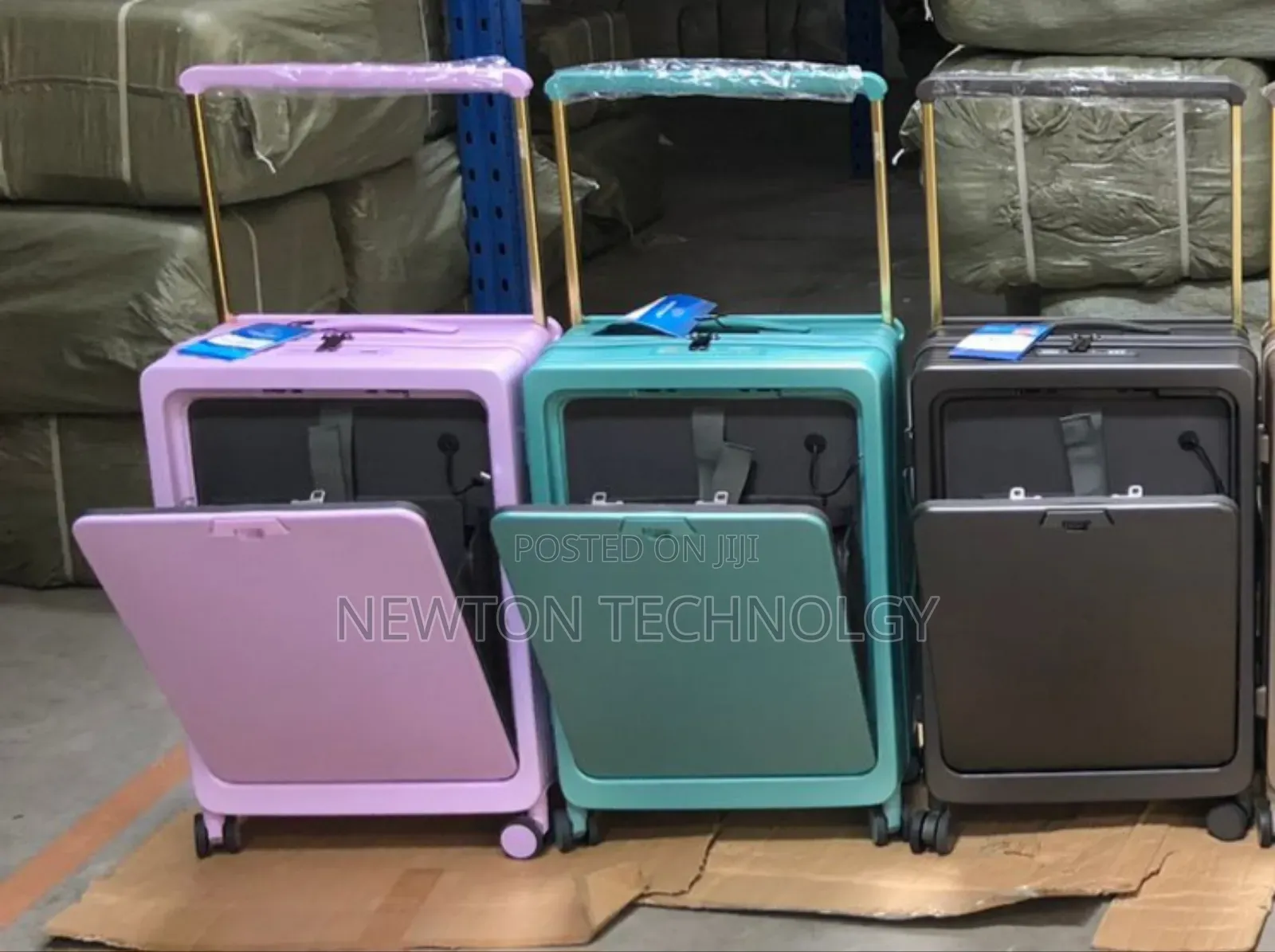2 Pieces Modern Hard-Shell Travel Suitcase With a Sleek Matte Finish