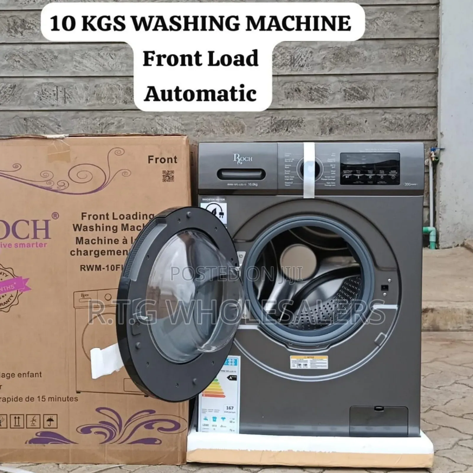 Roch 10kg Fully Automatic Front Loader A+ 