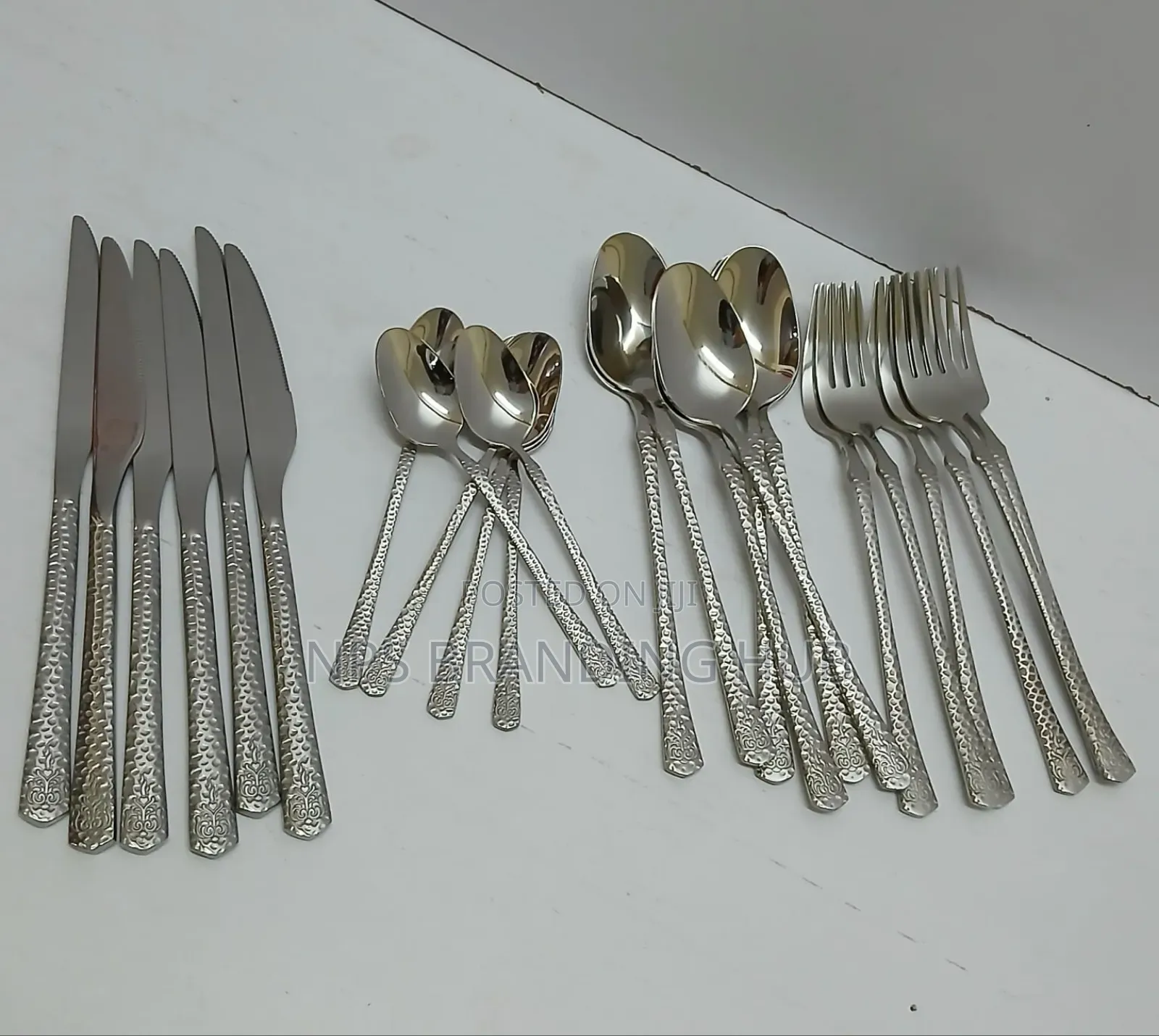 24pcs Luxury Cutlery Set Stainless Steel Ao