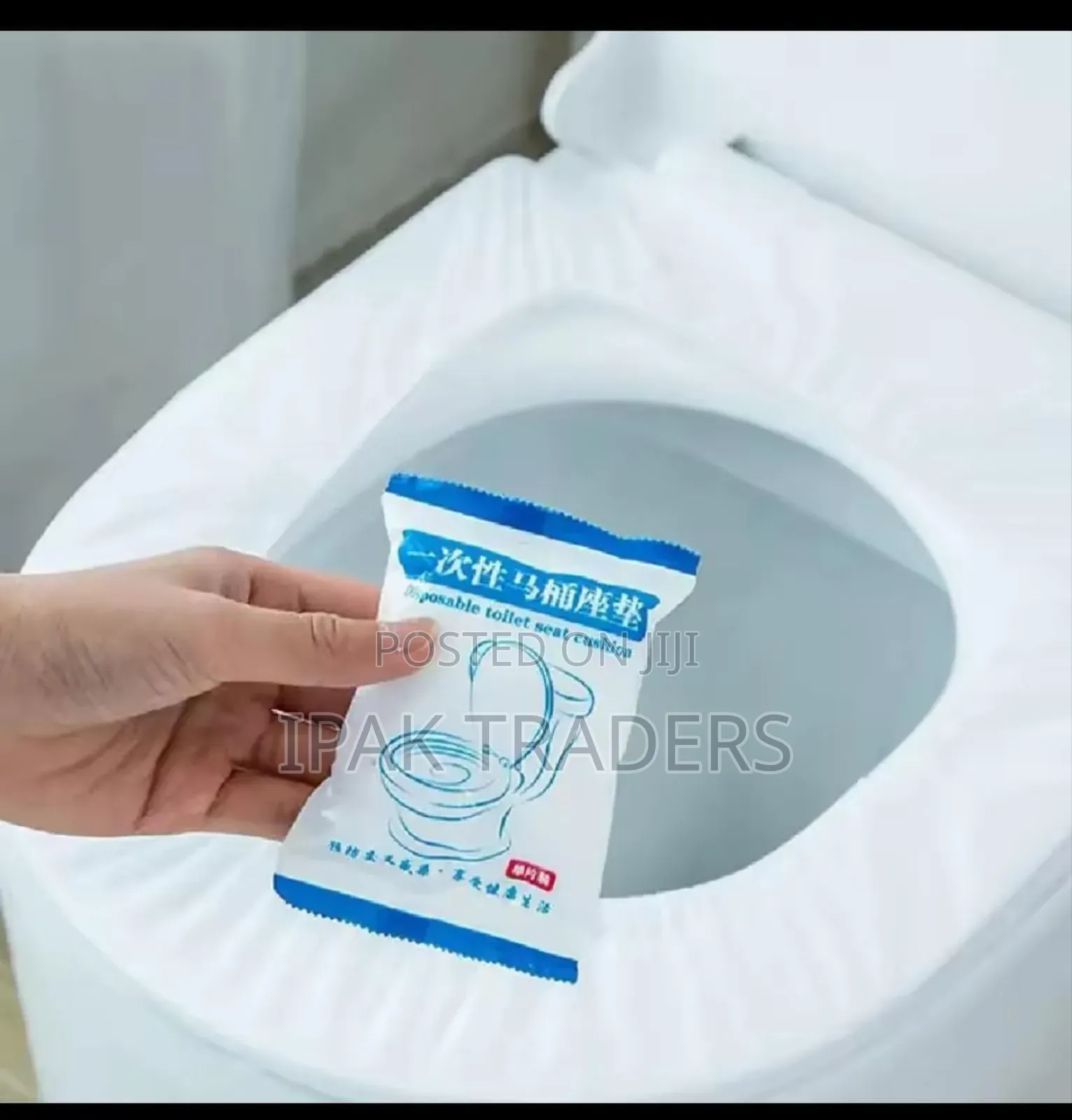 10pcs Disposable Toilet Seat Cover Wood Pulp Paper Toilet Mat Portable