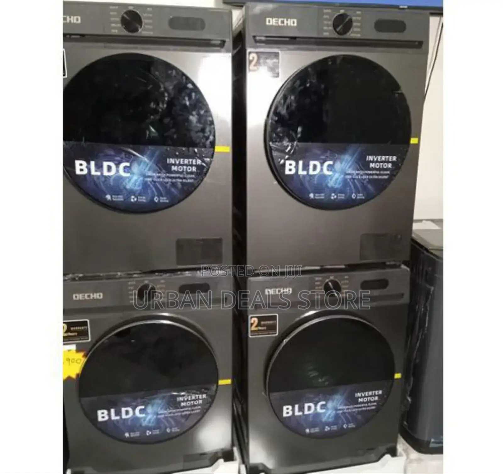 Decho 8kgs Front Load Washing Machine