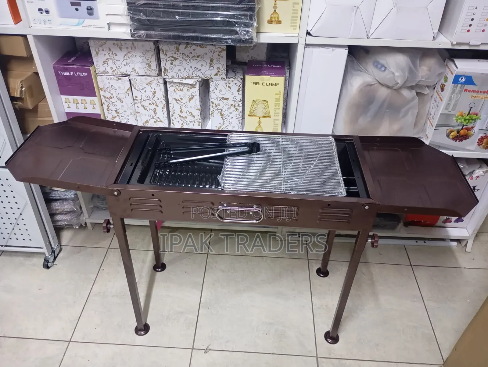 *Portable Folding Charcoal BBQ Grill *