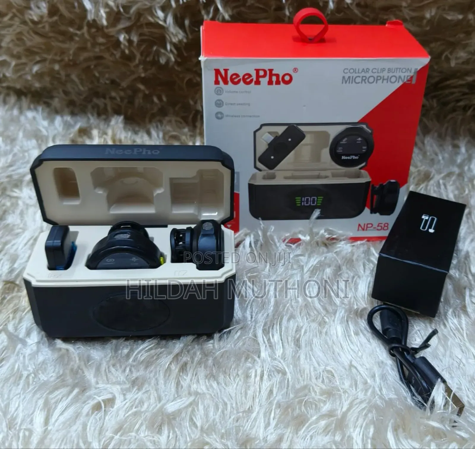 Np 58 Type-C Wireless Microphone Clear and Powerful Output