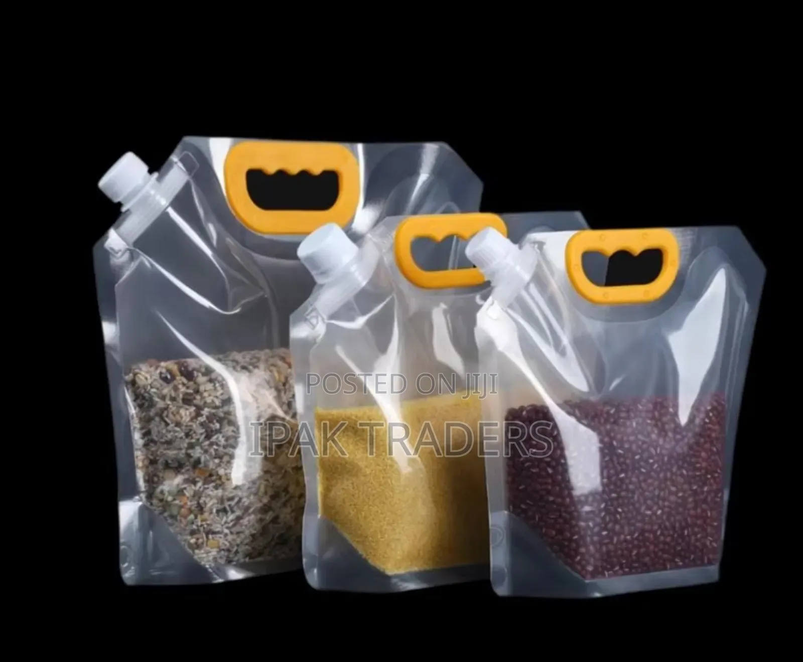 Plastic Cereal Container Available in Small Medium