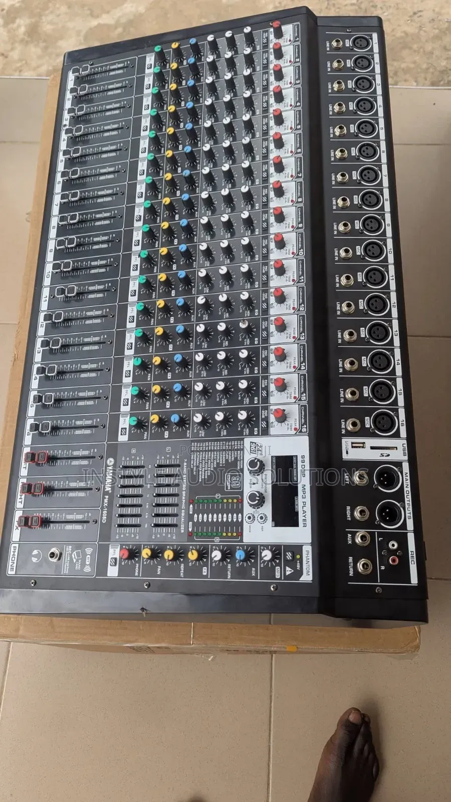 16 Channels Yamaha Powered Mixer Usb and Bluetooth Enabled 2000w Power