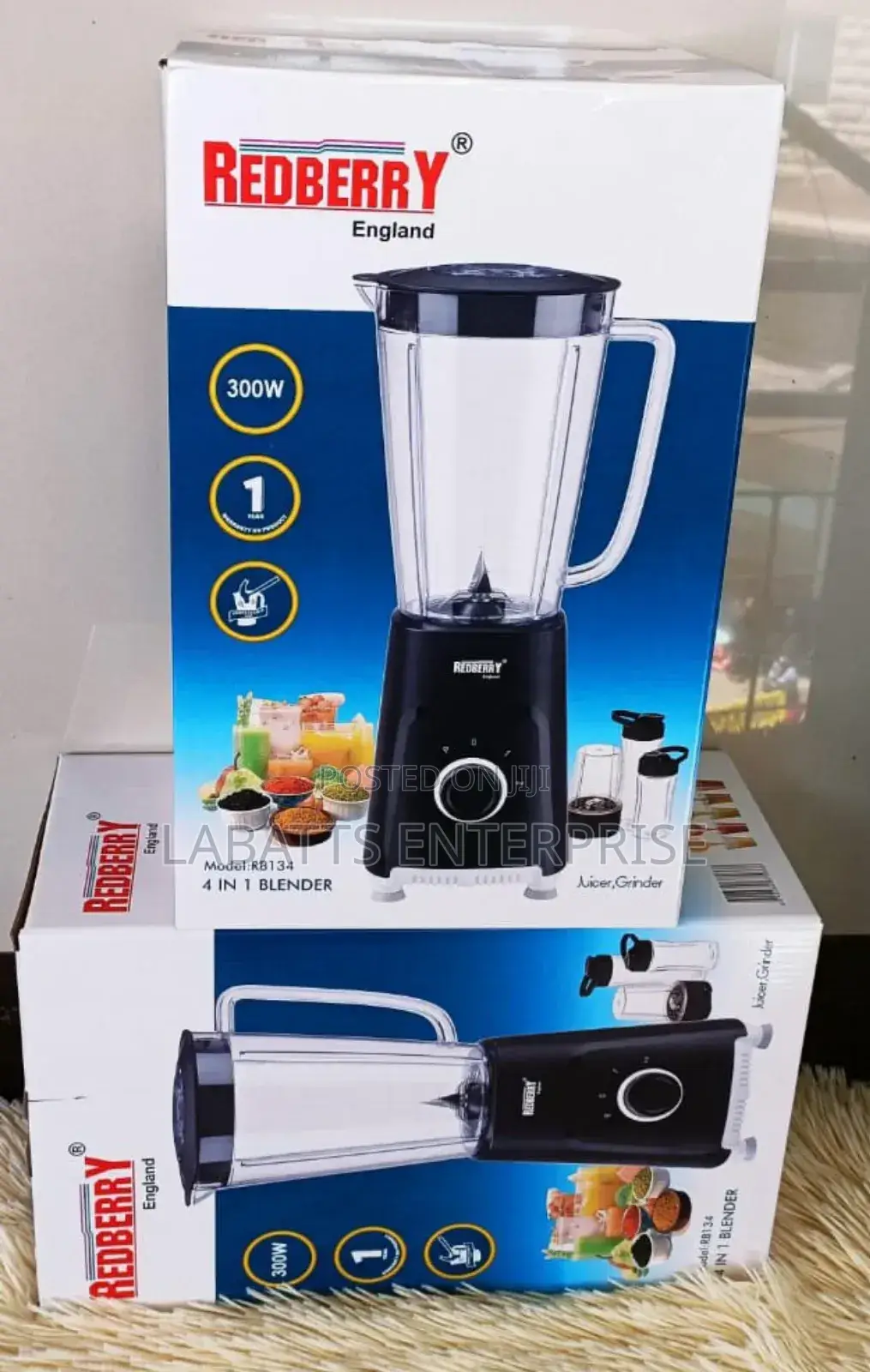Redberry Blenders
1ltrs Jug 
4 in One
Perfect Excellent Quality