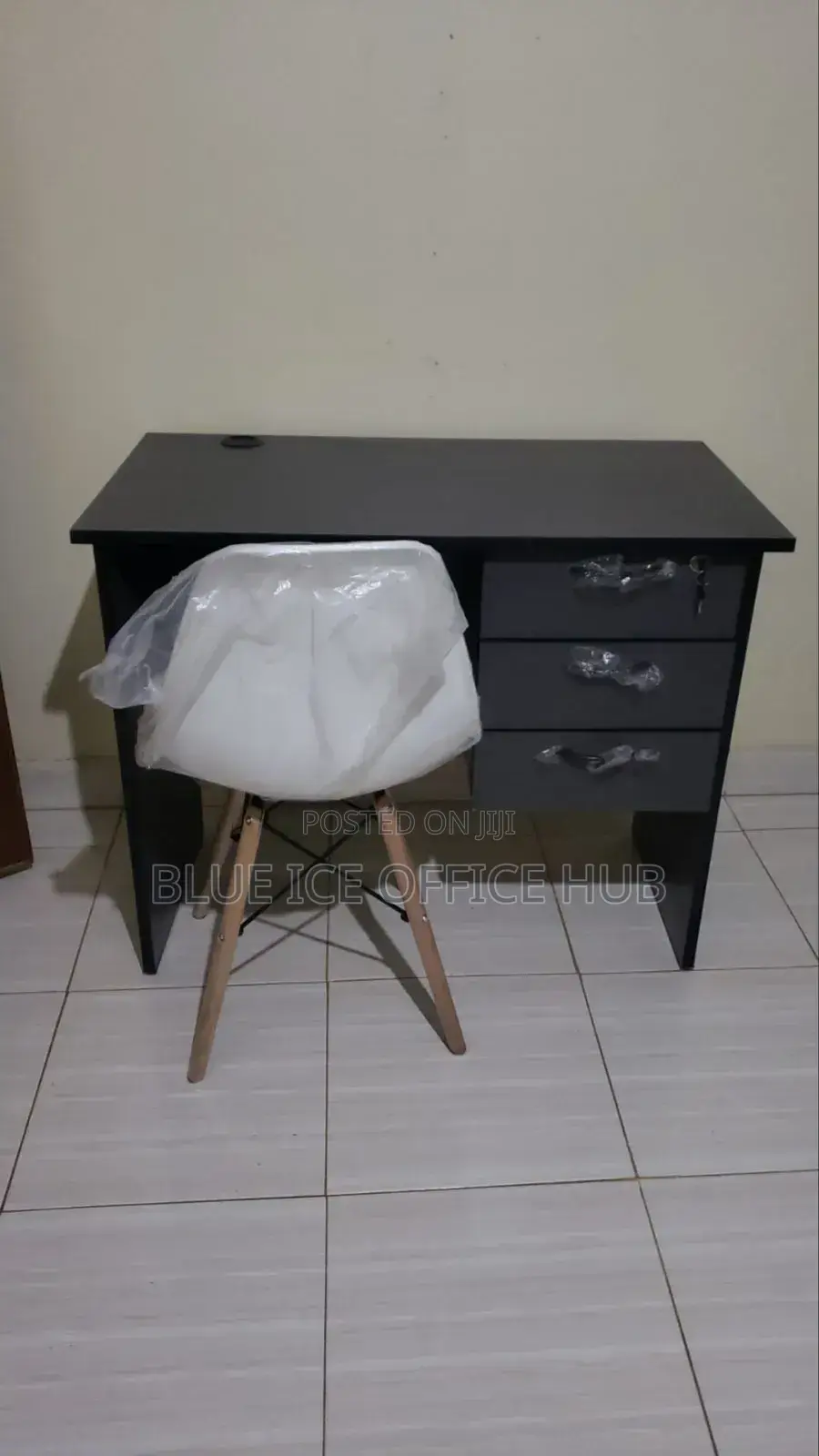 Home Office Desk and Eames Chair