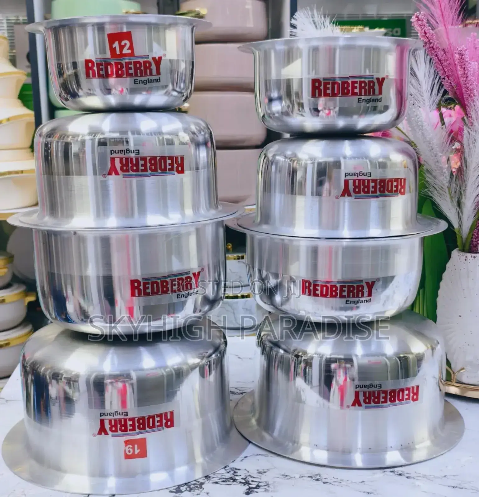 Aluminium Sufuria Redberry