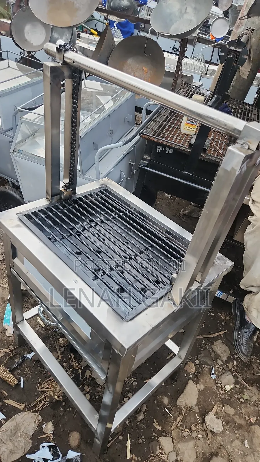 Stainless Steel Charcoal Grill