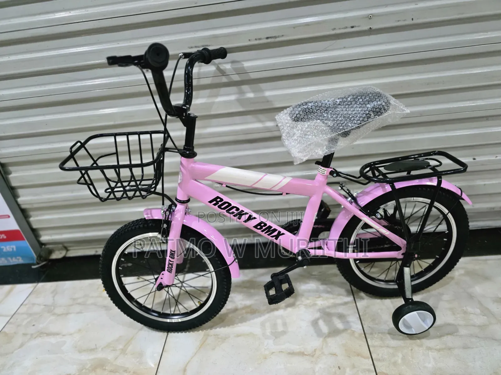 Bicycle|Rocky BMX Kid's Bike Size 16 Strong Frame With Support Wheel