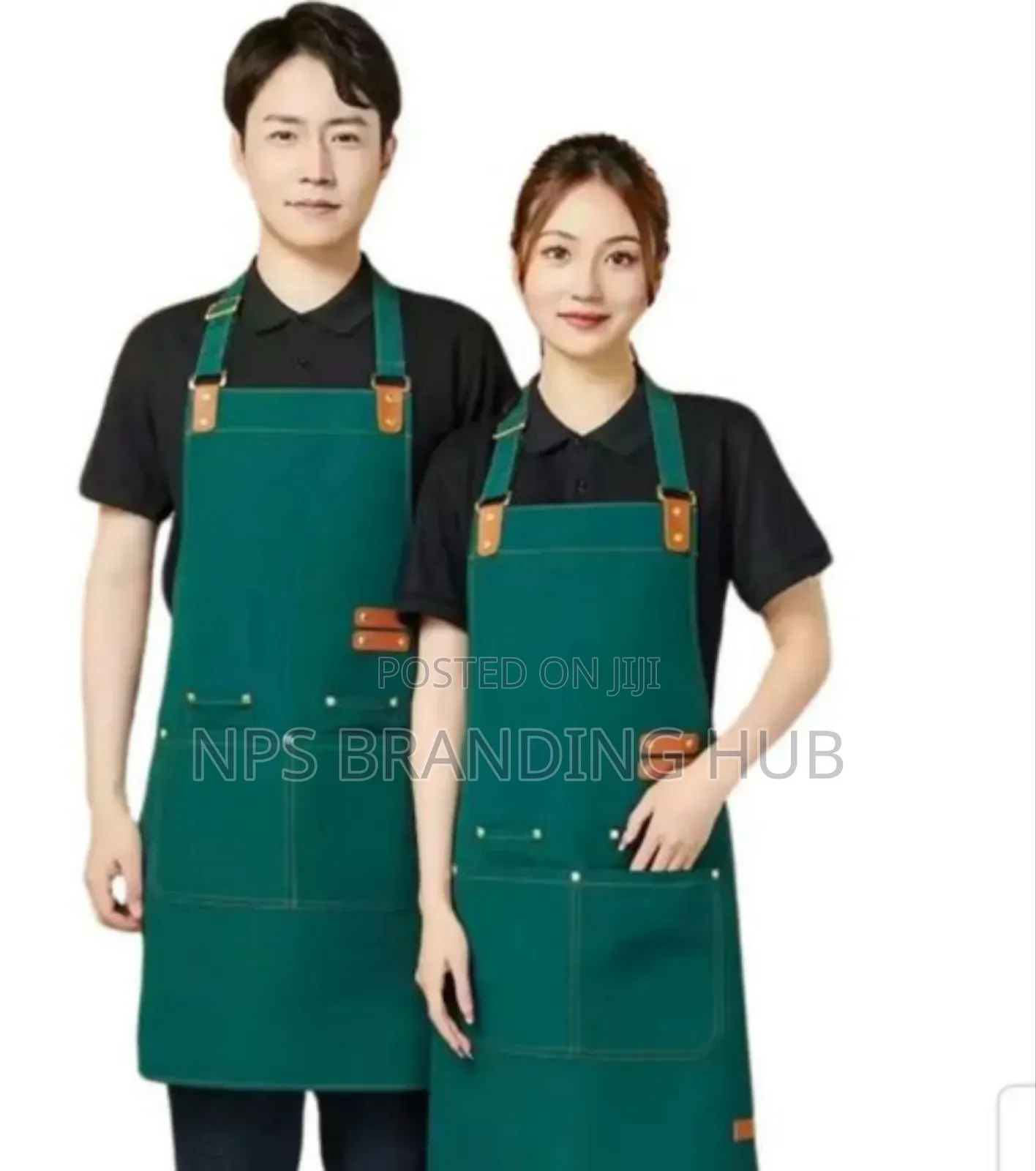 Canvas Chef Apron | Adjustable Straps Large Pockets Kenya Hp
