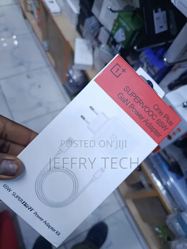Oneplus 65w Supervooc Power Adapter Kit, Which a Charger and a Cable.