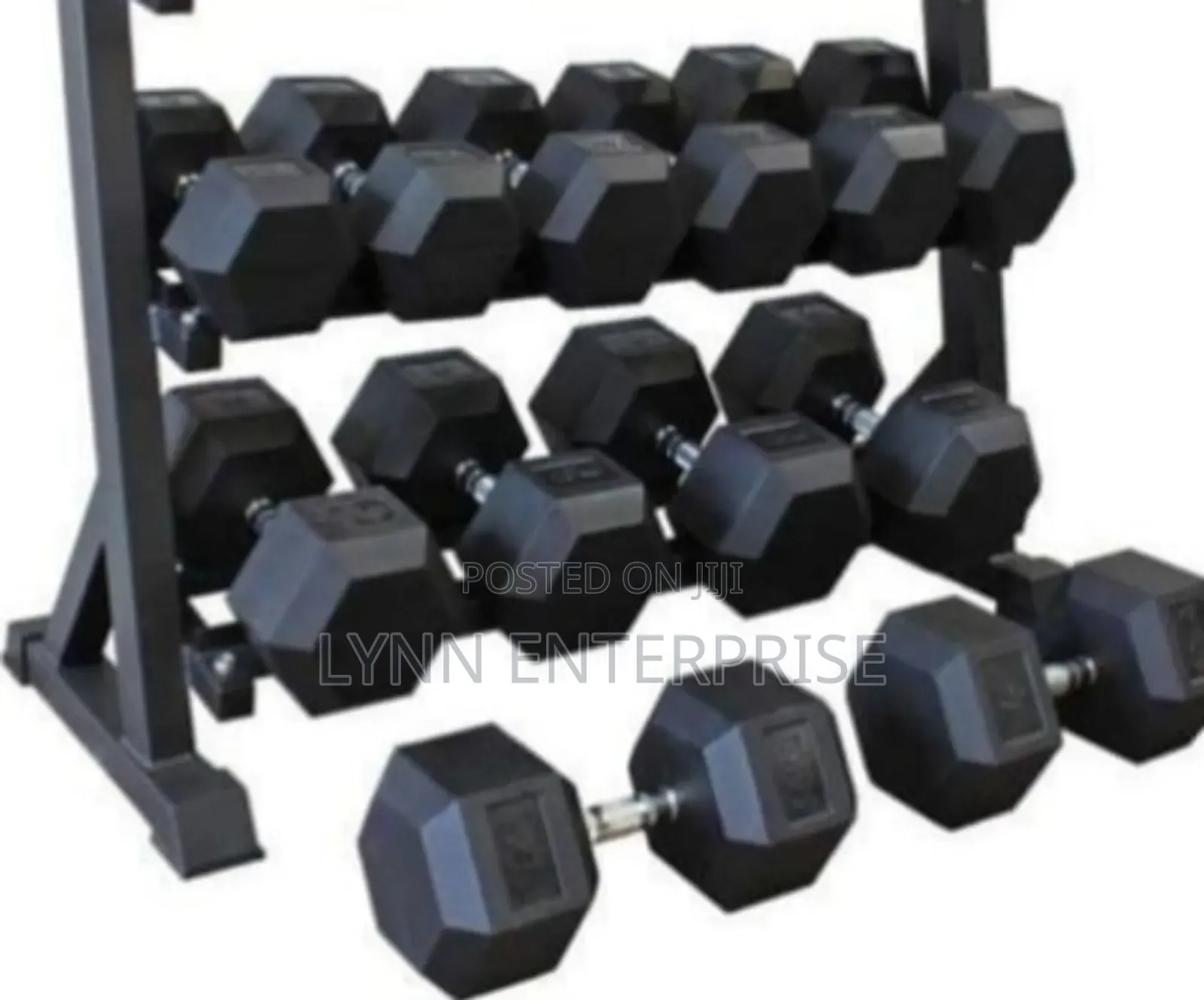 *Hexagon Dumbbells(Sold Per Single Hand)* *10kg