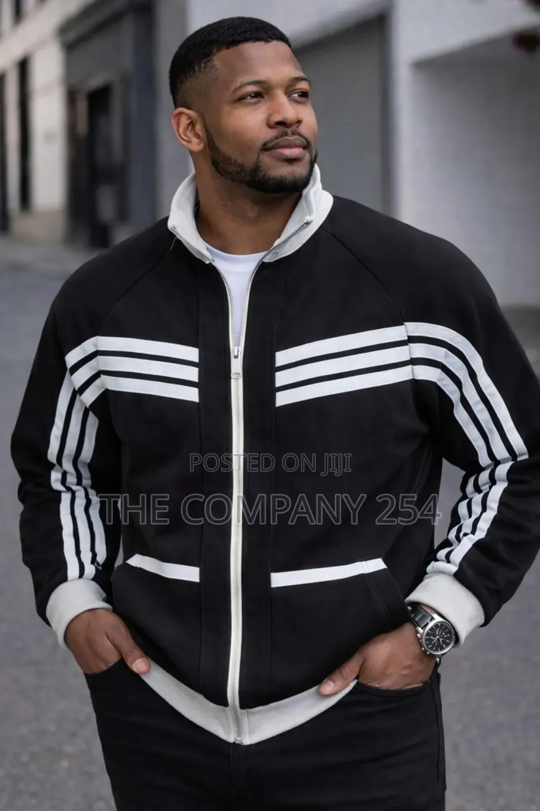 Quality Casual Designer All Weather Zipper Adidas Warm Sweater