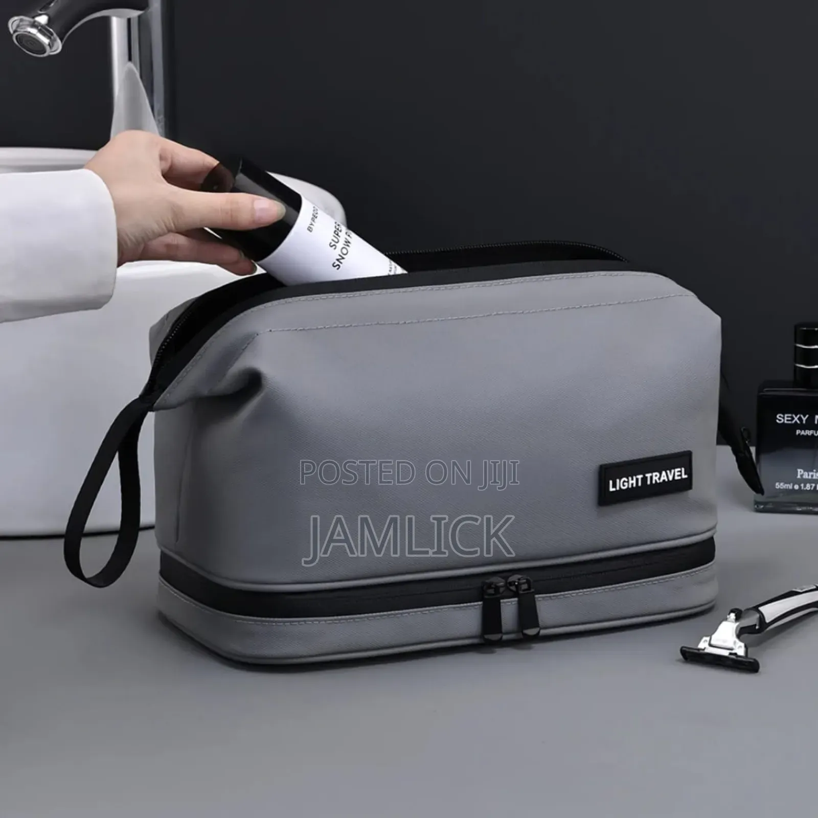 Double Layer Portable Travel Cosmetic Bag - Av