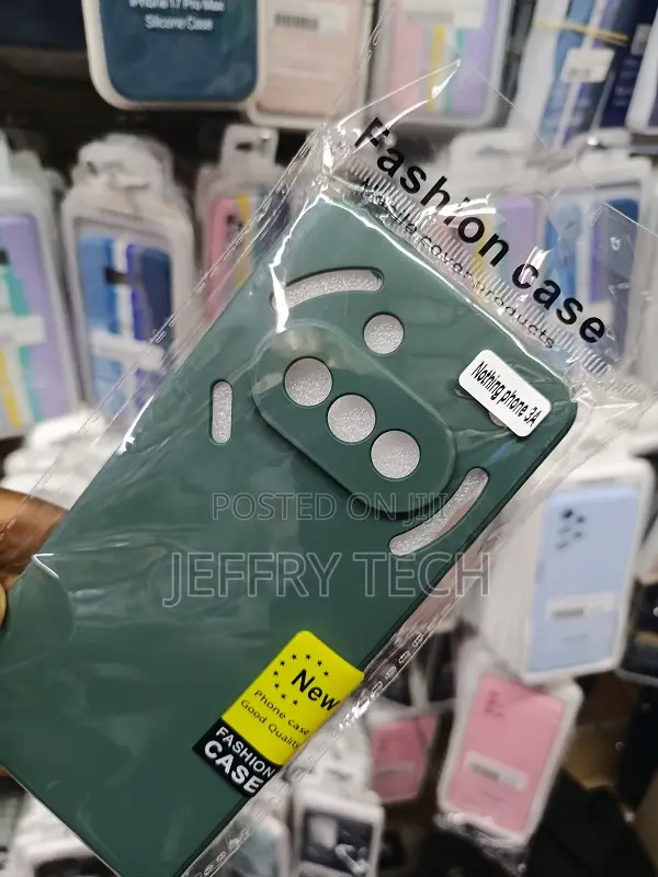 Green Liquid Silicone Case Is Designed for the Nothing Phone 3a and F