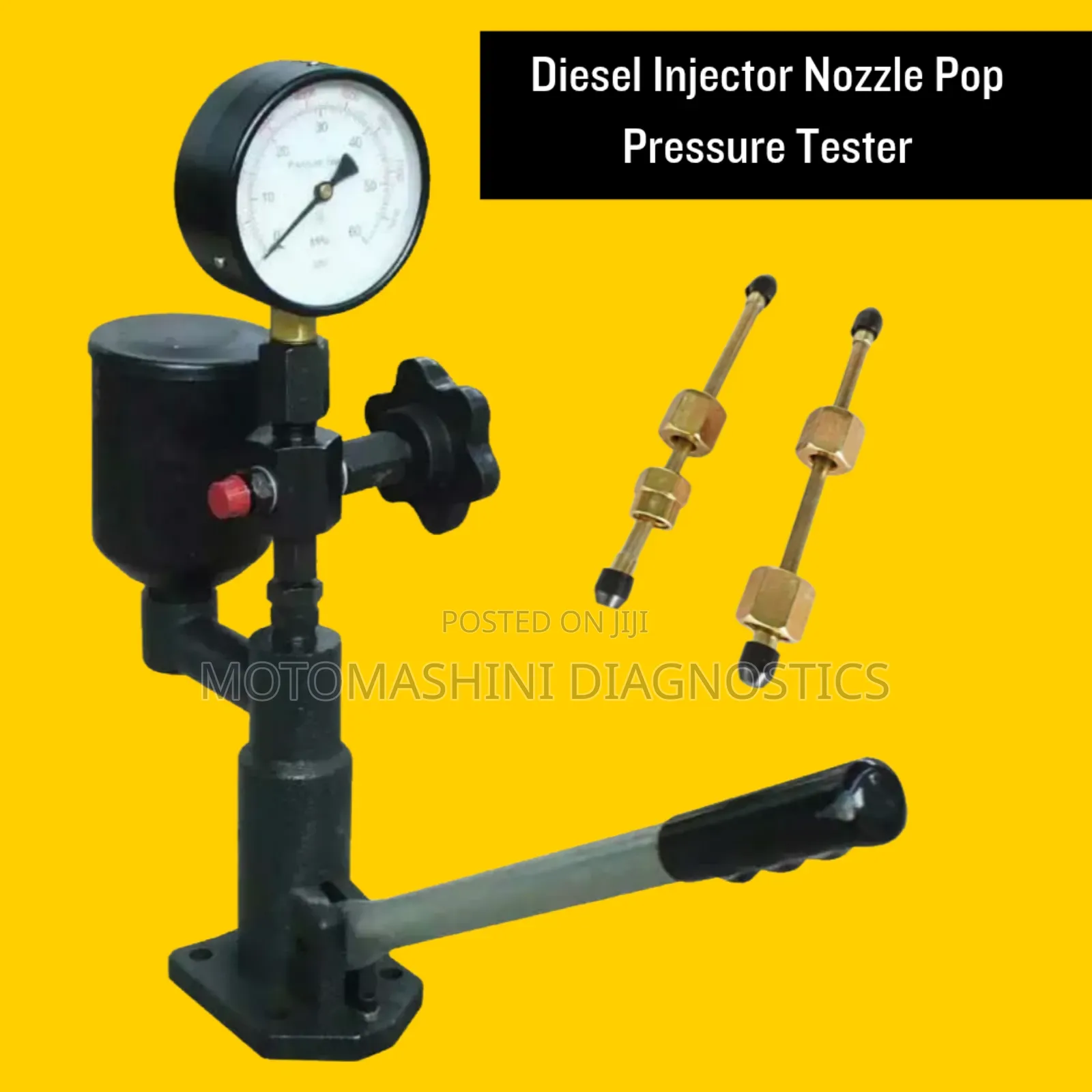 Vehicle Diesel Engine Injector Nozzle Pop Pressure Tester Tool