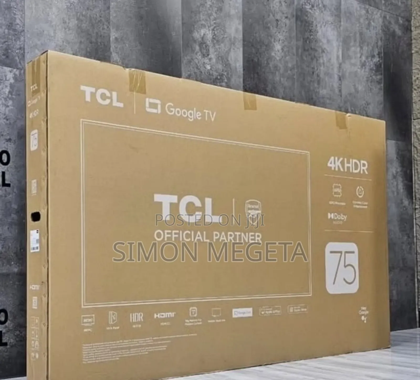 TCL 75 Inch Qled Smart Android Tv/Google Tv /Dolby A