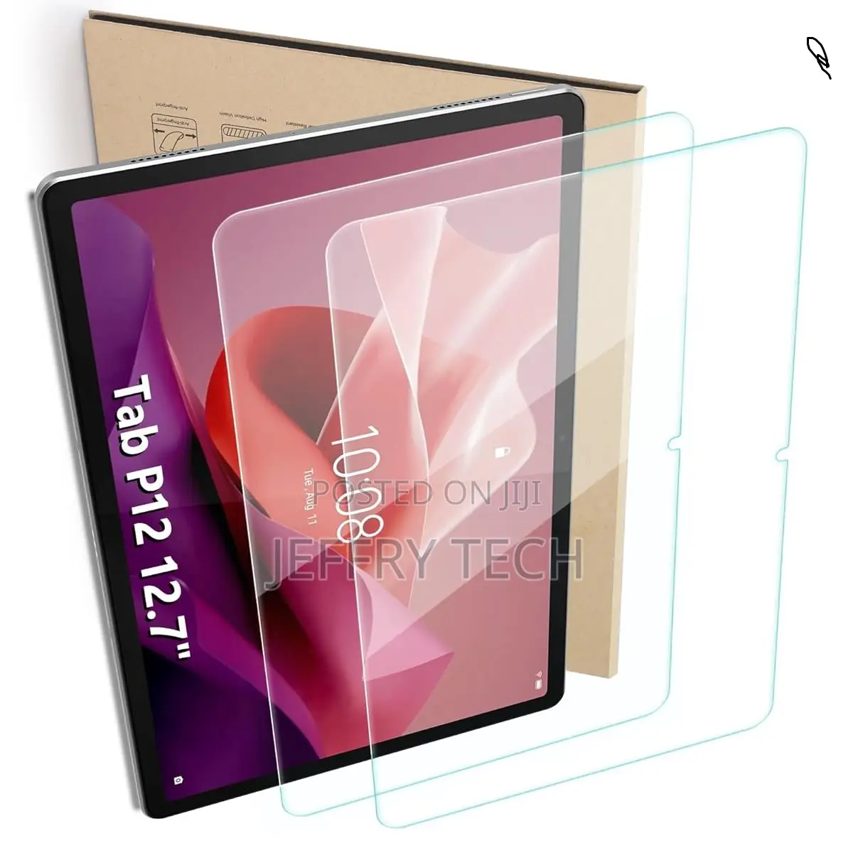 Whizz Glass Screen Protector Compatible With Lenovo P12 Pro