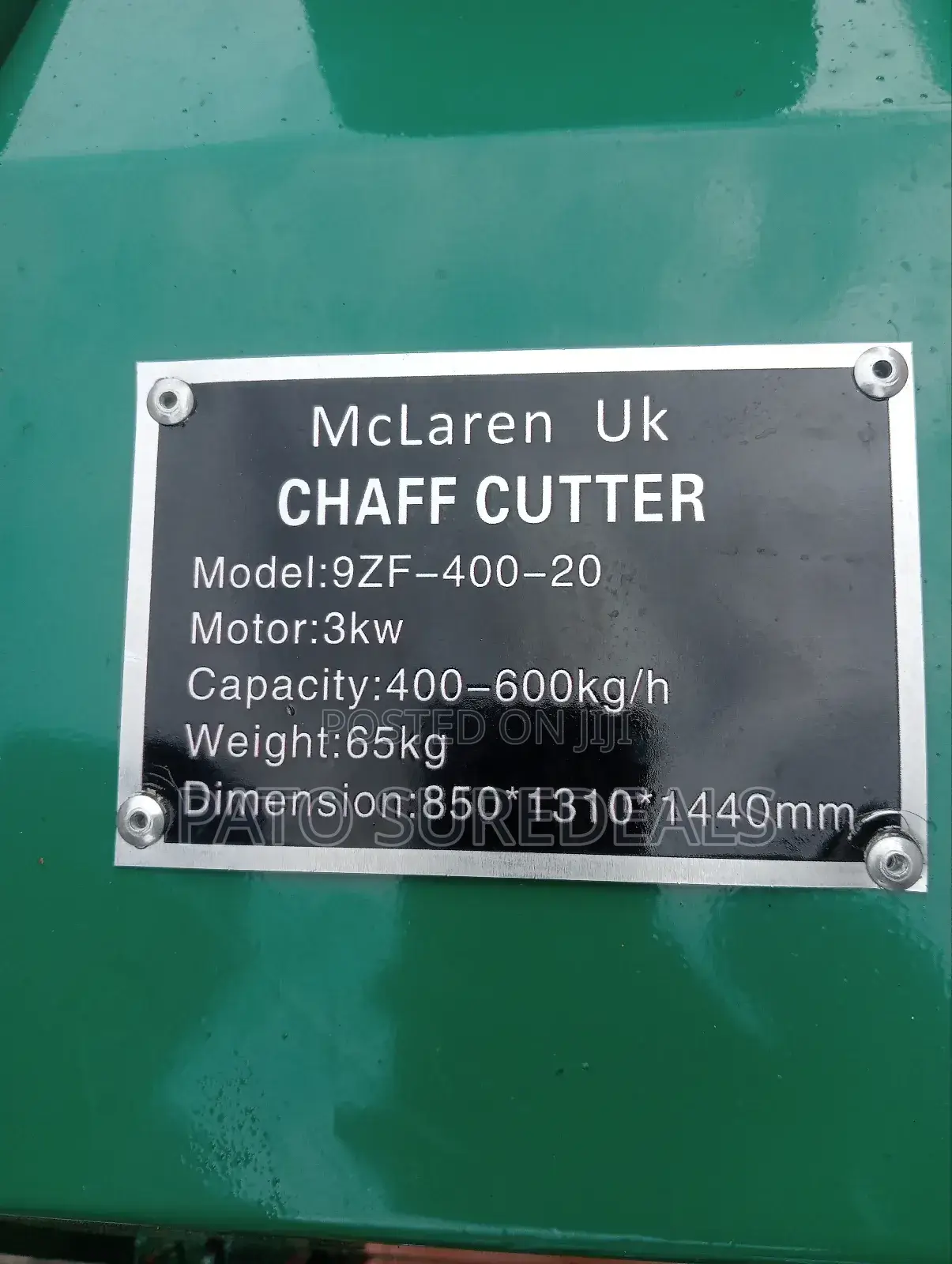McLaren Uk Chaff Cutter/Multipurpose