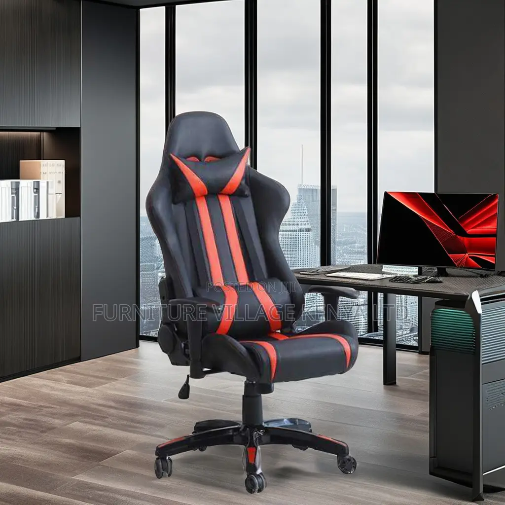 Gaming Chair; Ajustable 180 Degrees Recliner Home/Office Gaming Chair