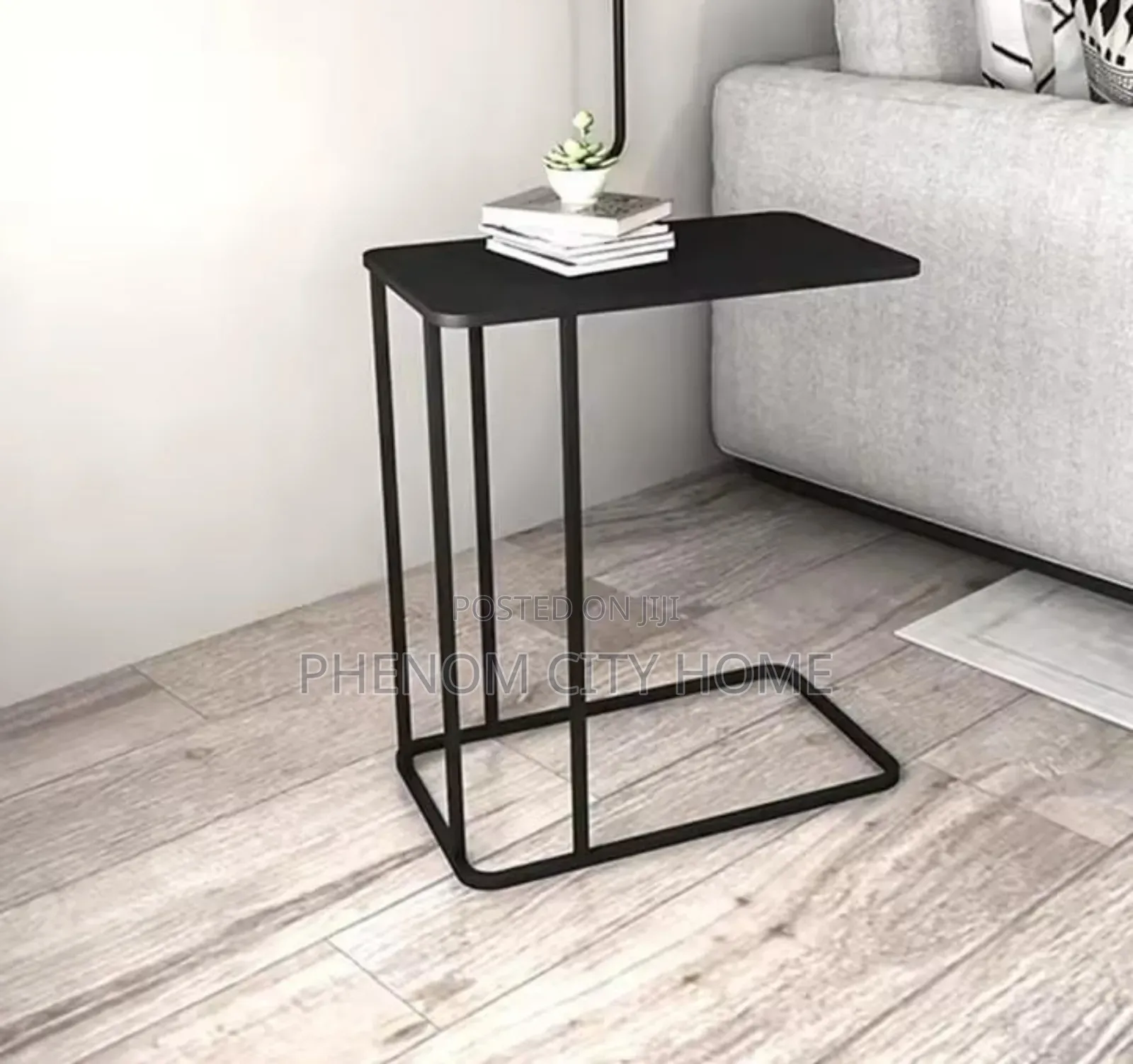 2 Layer Metallic Side Table