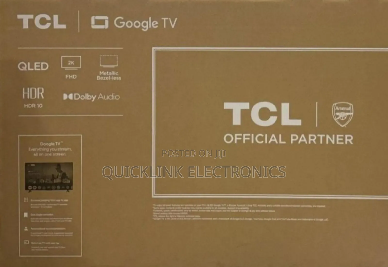 TCL 43" Android Qled TV