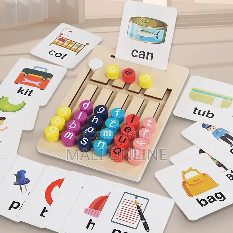 Spelling Game Kids Phonics Learning Toy Alphabet Matching Board