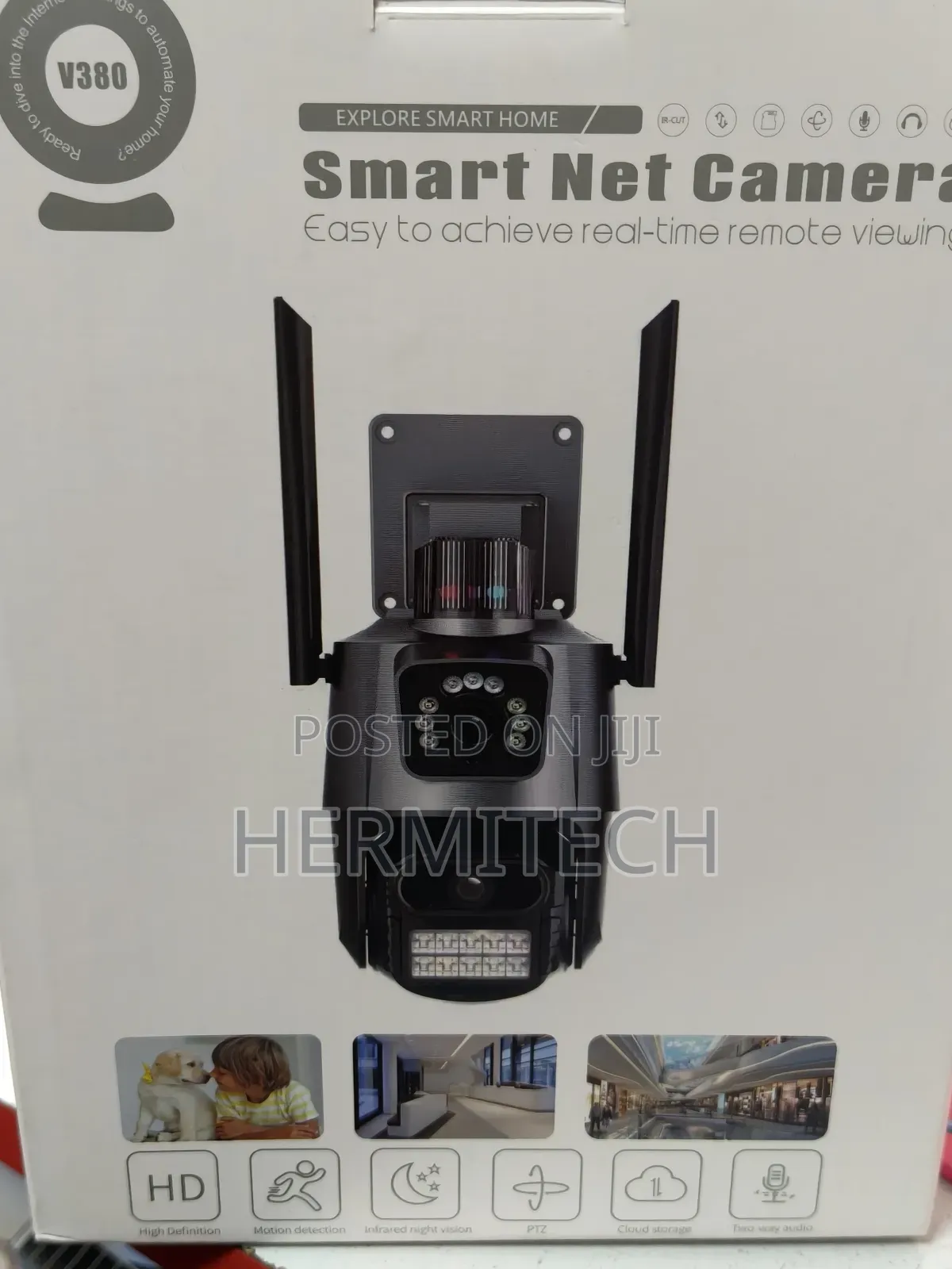 Quick Access CCTV Camera Electric 4g Dual Lens
