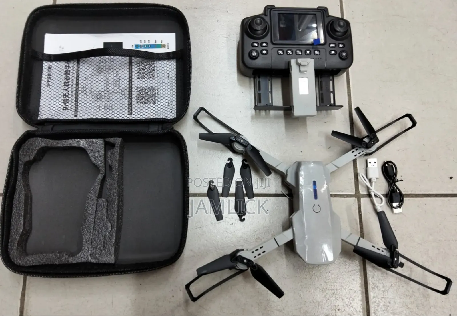 Aerial Drone With Remote Control Extra Battery –Gf