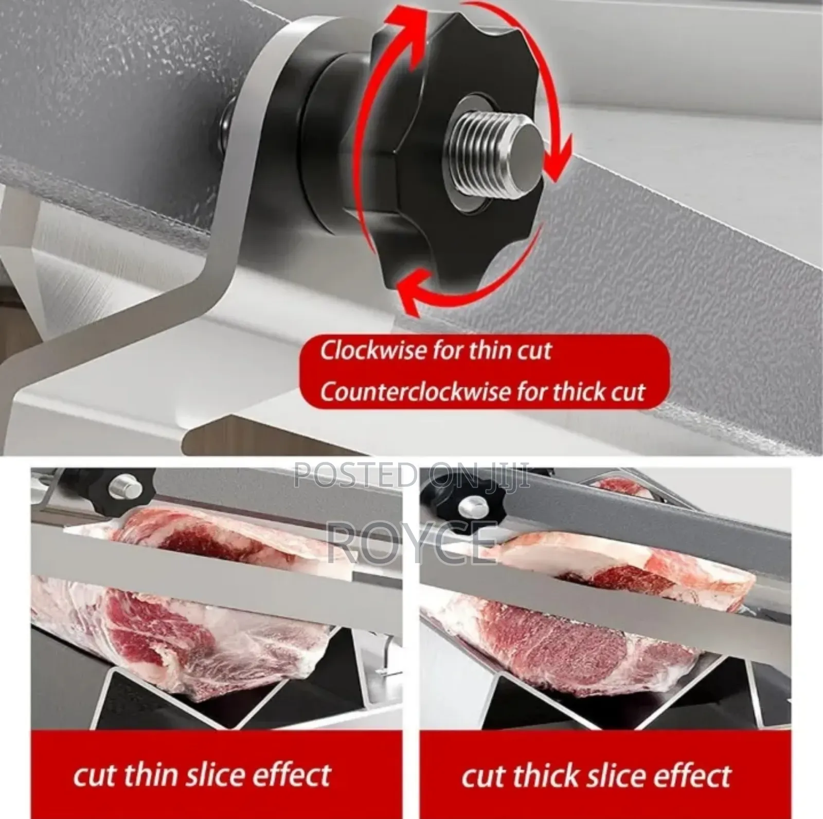 Heavy Duty Stainless Steel Meat Slicer