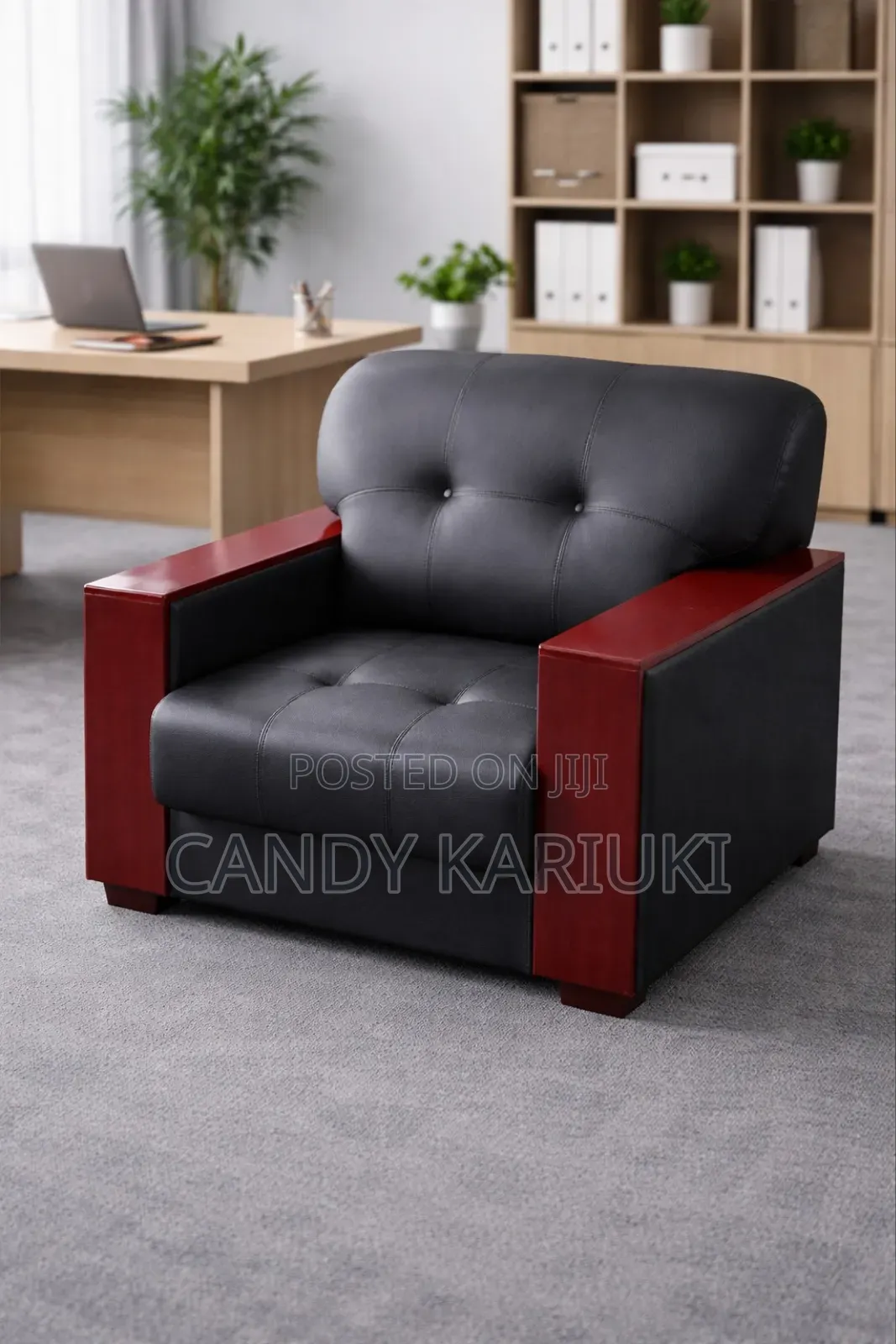 Single Seater Reception Area Sofa