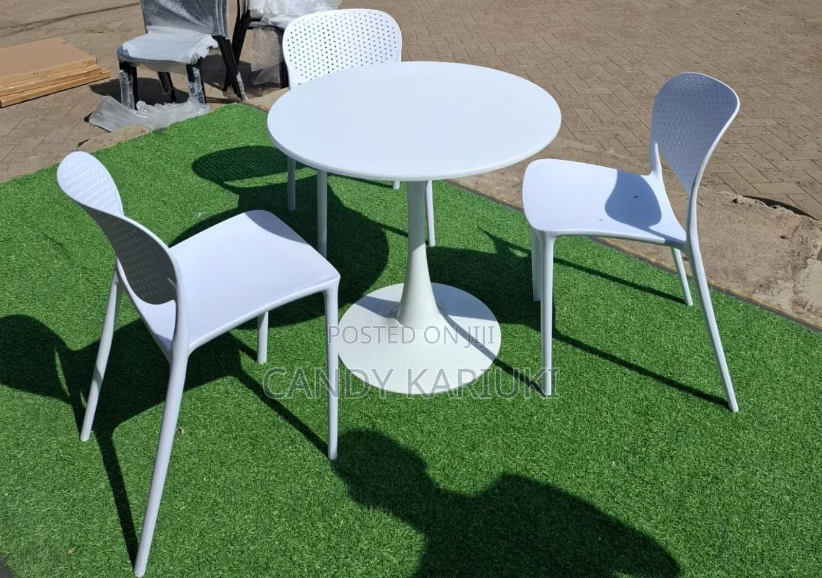 Minimalist 3 Seater Dining Set