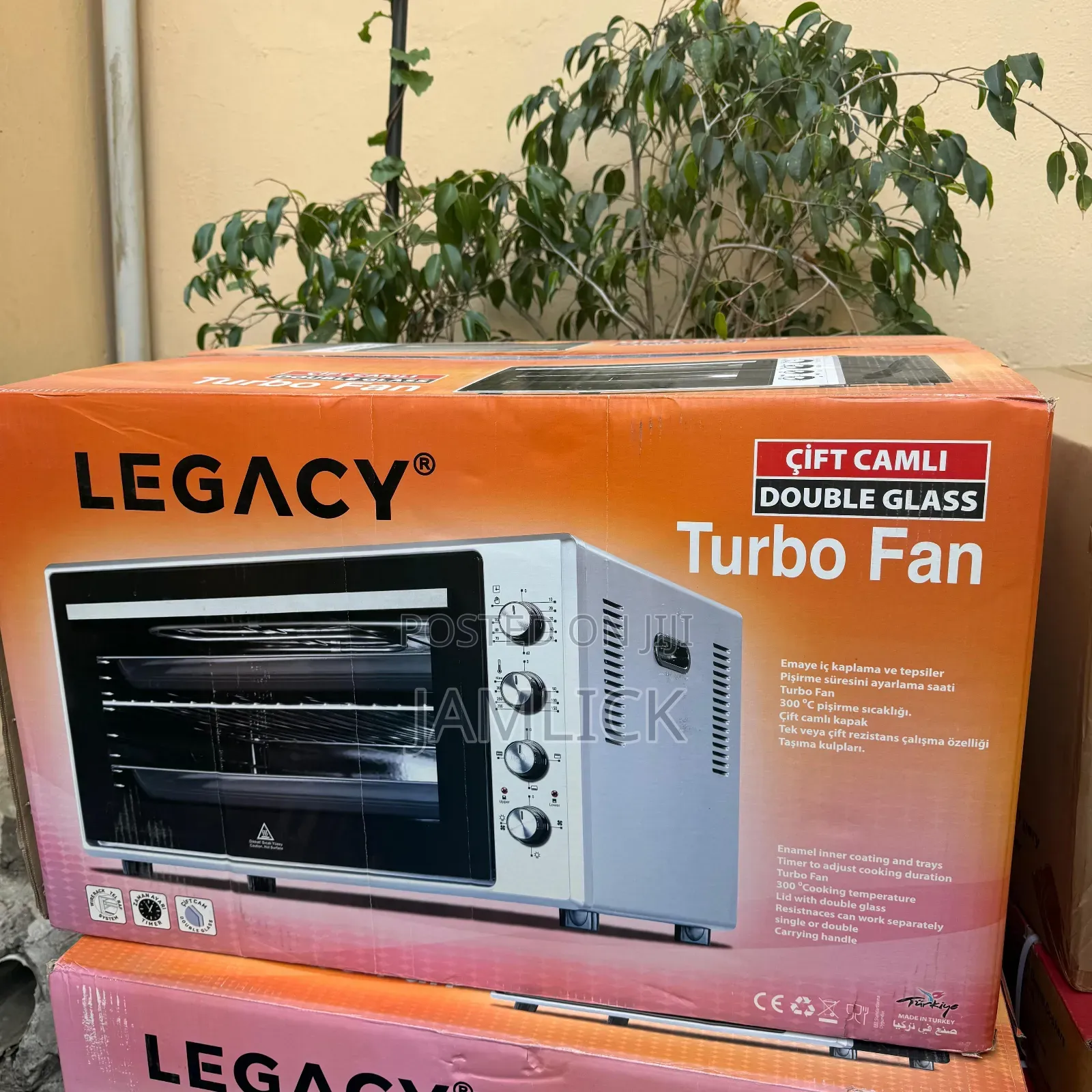 Legacy Electric Oven With Turbo Fan Double Glass – Ab