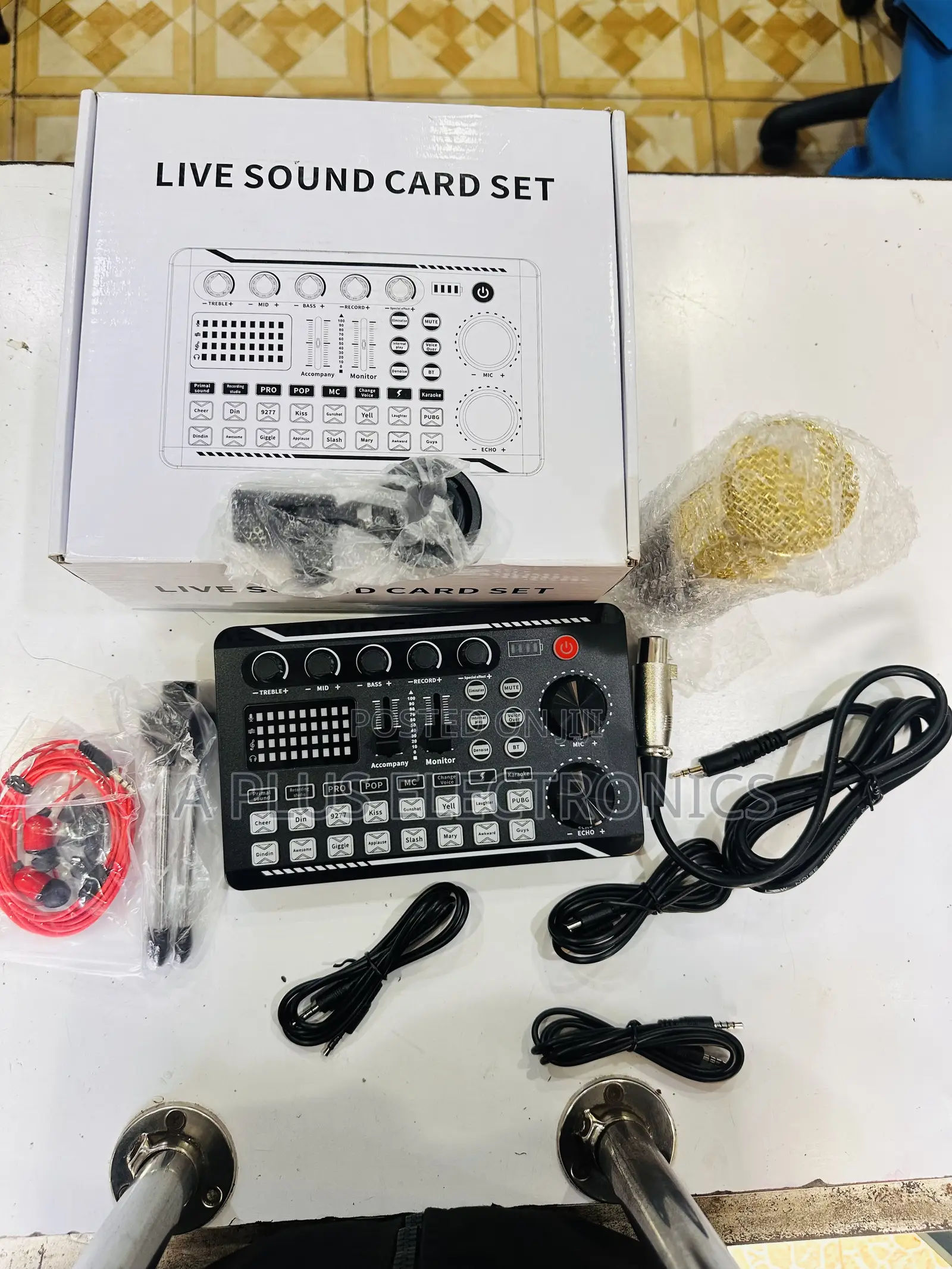 F998 Live Recording Sound Card Set – Clear Voice