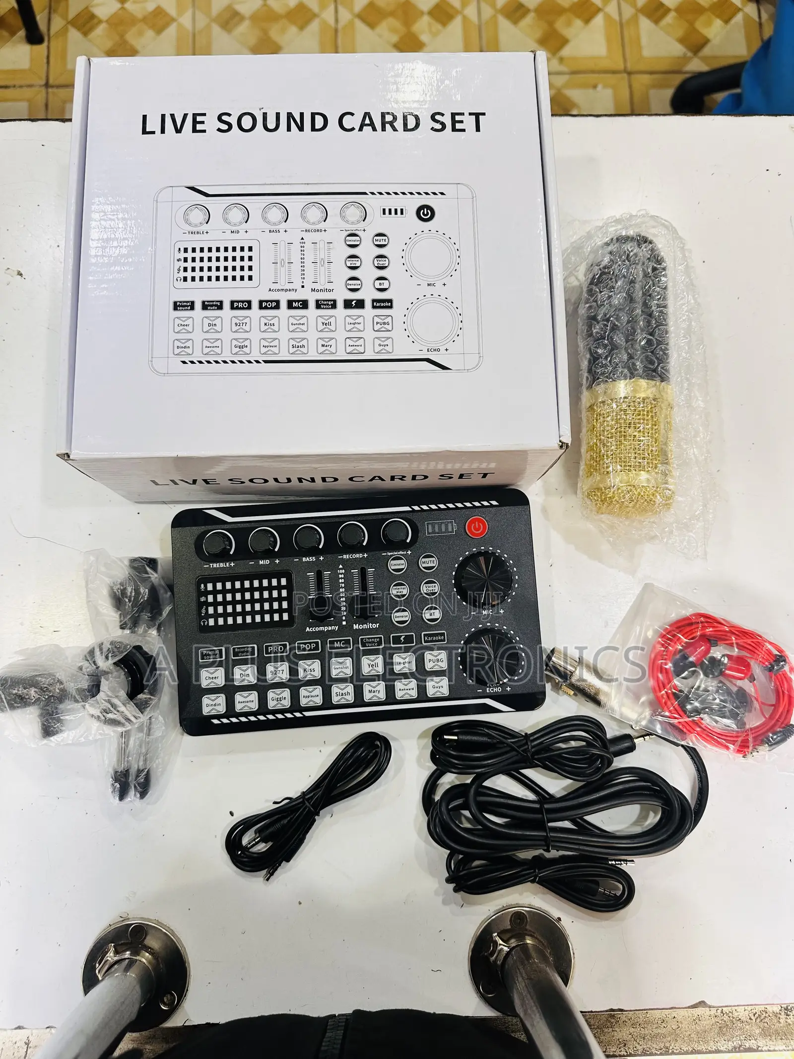 F998 Live Recording Sound Card Set – Compact Easy-to-Use