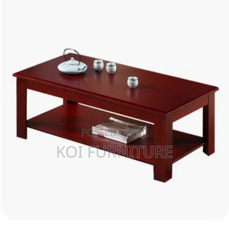 Coffee Table; Mahogany Executive Home Office Coffee Table