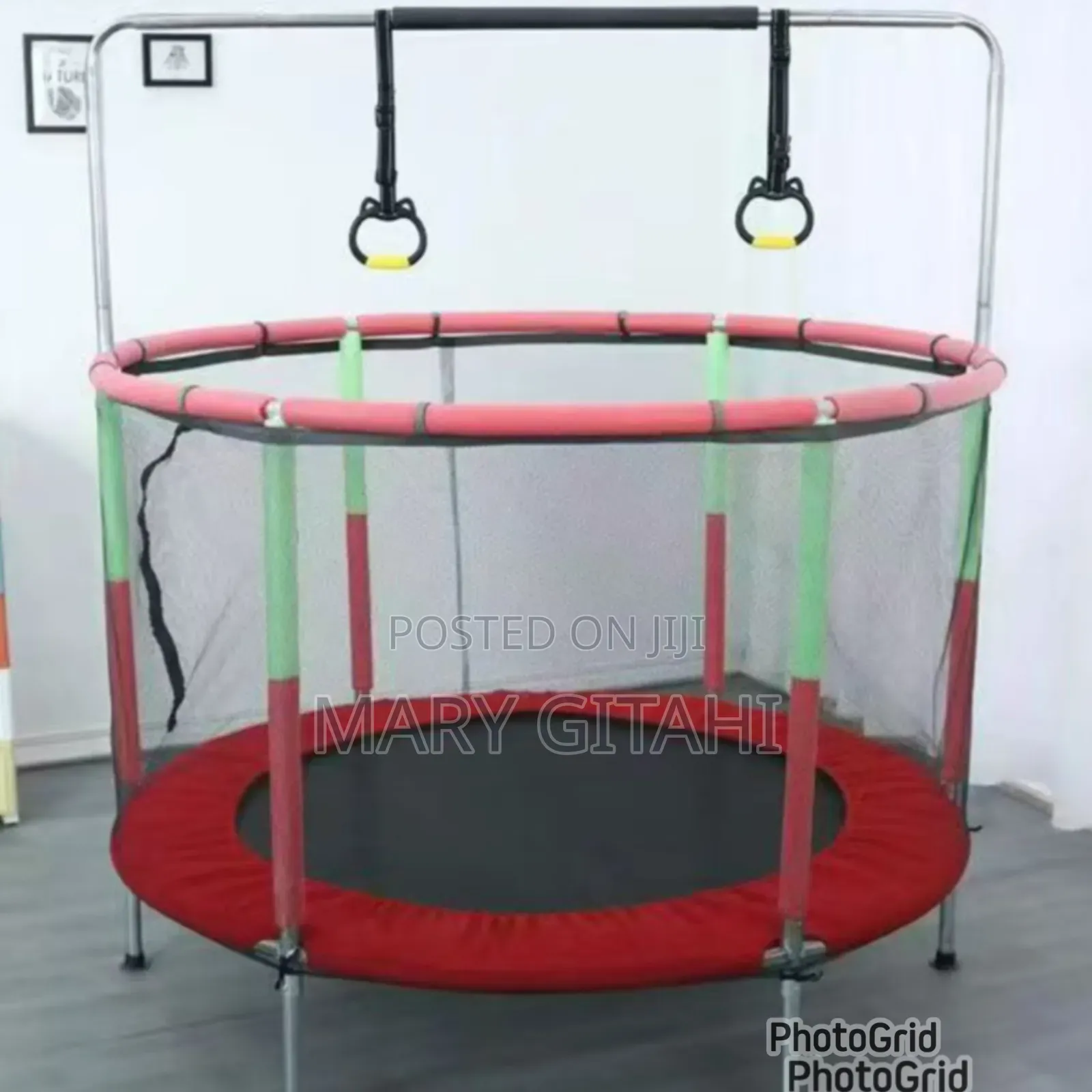 4ft Trampoline for Kids With Safety Enclosure at 