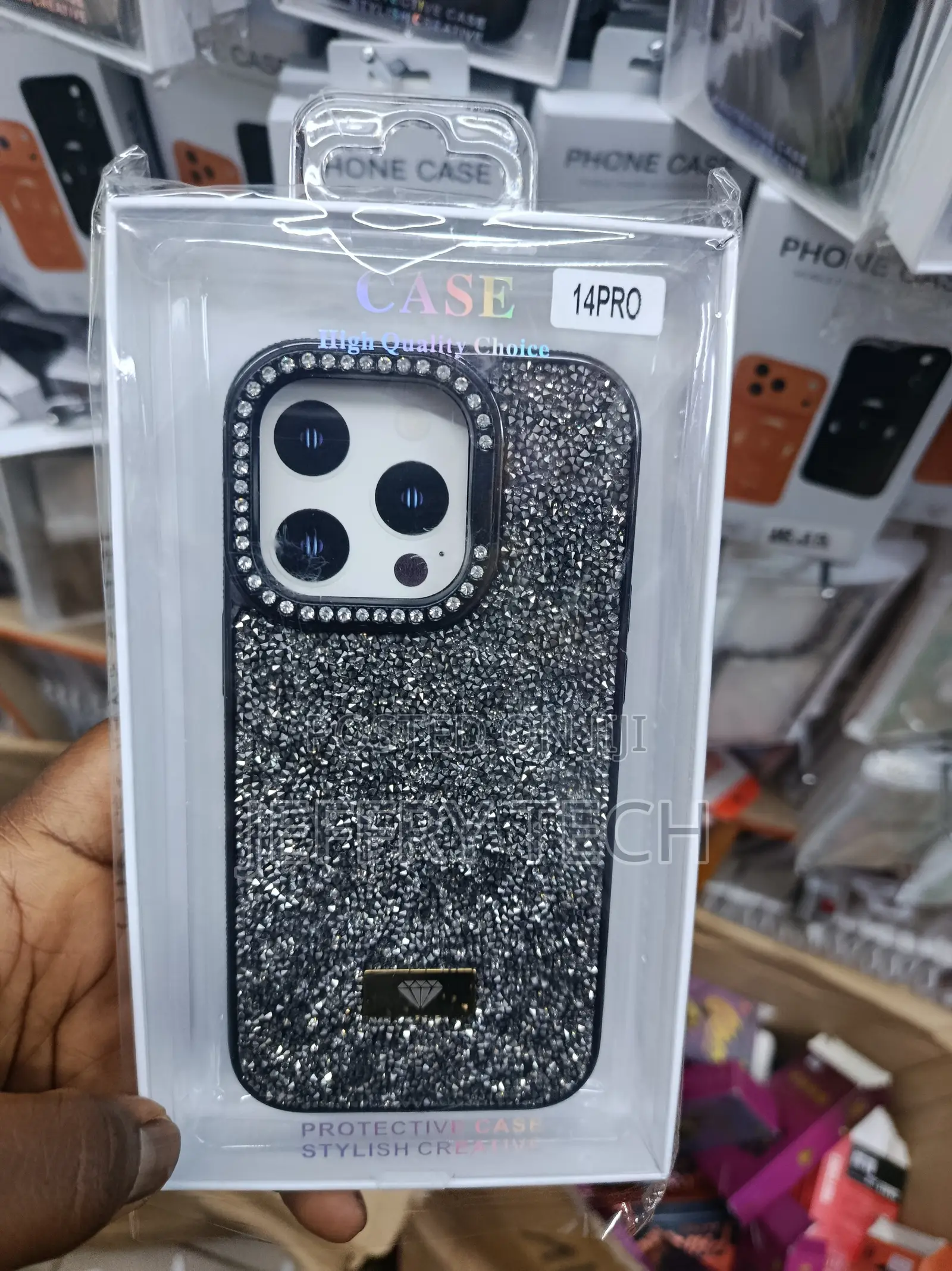 Takin Luxury Rhinestone Glitter iPhone 14 Pro Sparkling Crystals Case