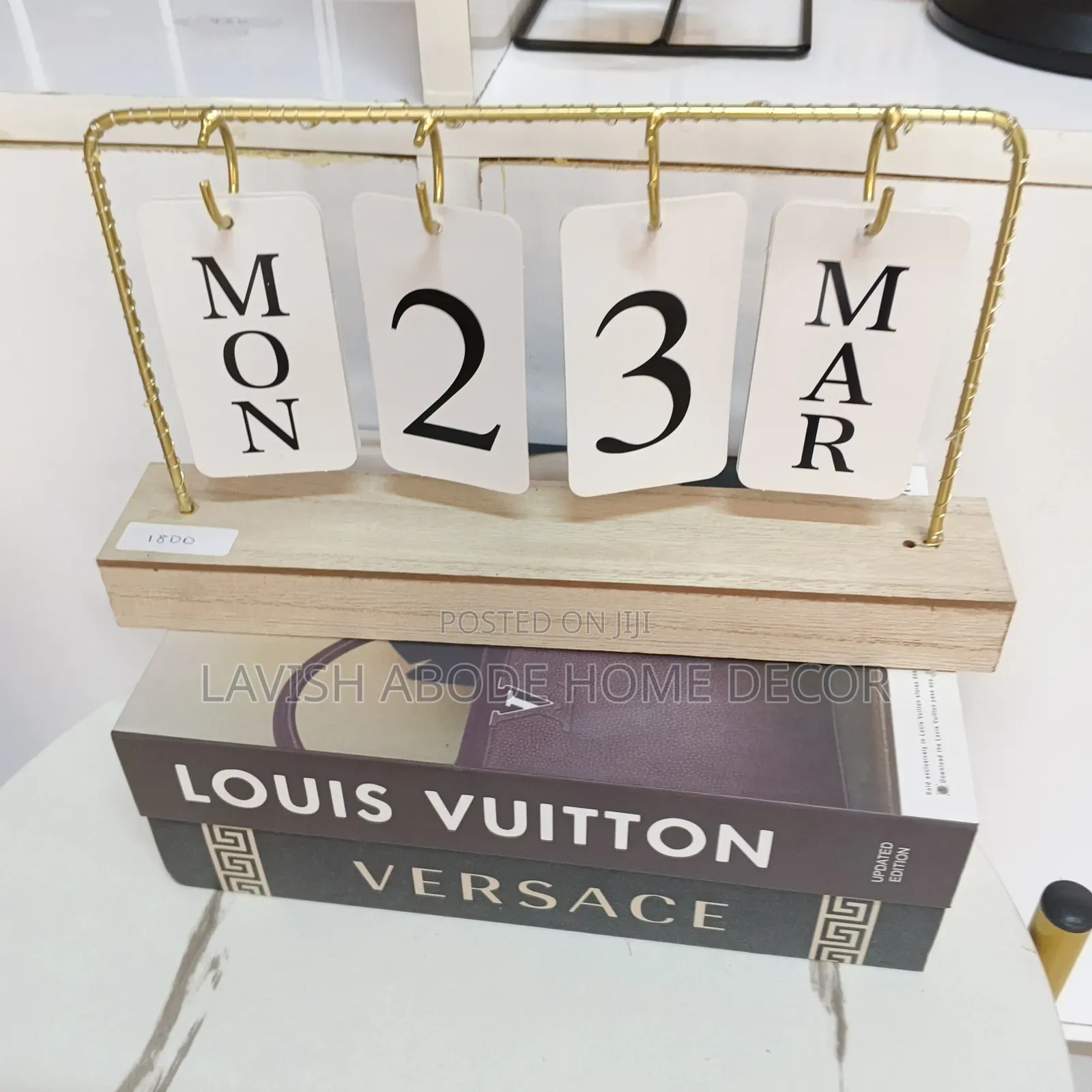 Wooden Decor Calendar