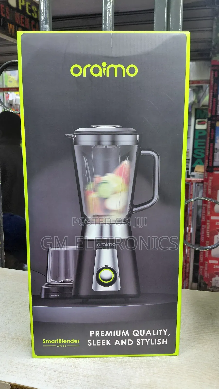 Oraimo Smart Blender Oh-B1 1.5l Glass Jar Speeds Control Blender.