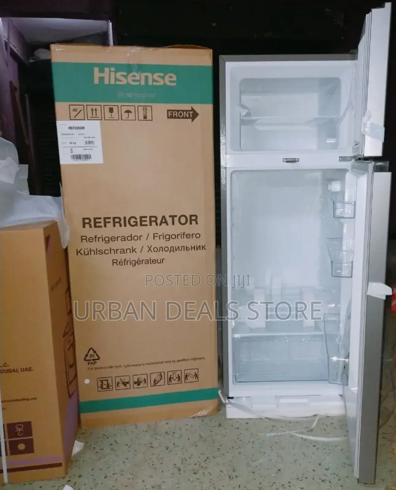 Hisense Fridge 128 LTRS Double Door Ref124dr