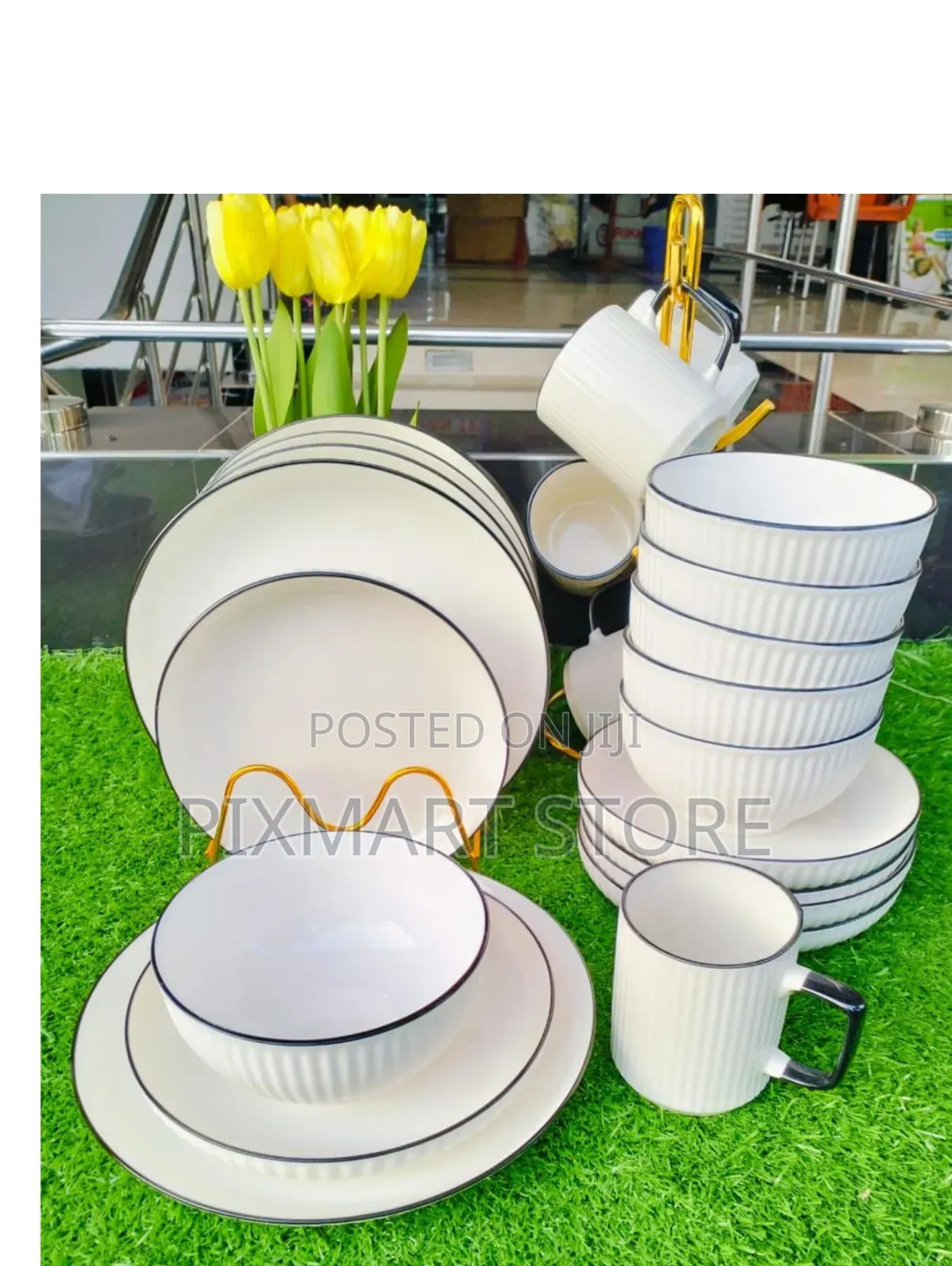 24pcs Dinner Set – Elegant Durable Dining Set