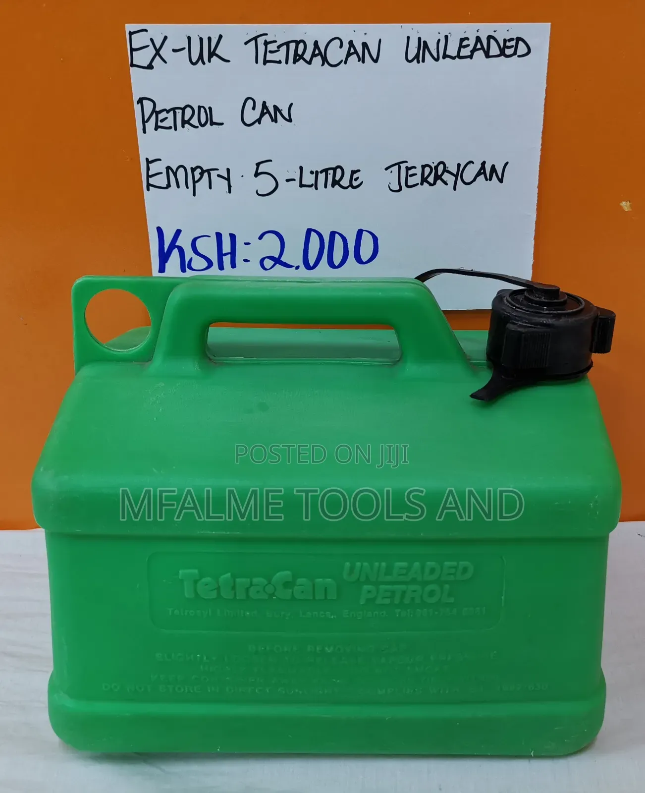 Unleaded Petrol Can