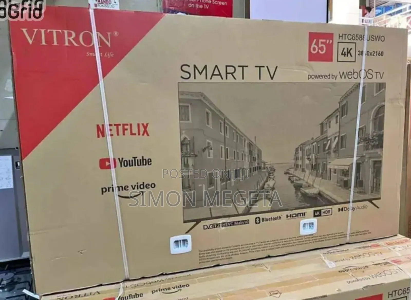65 Inch Webos Vitron Tv Smart Android Tv Htc6568v/Usb