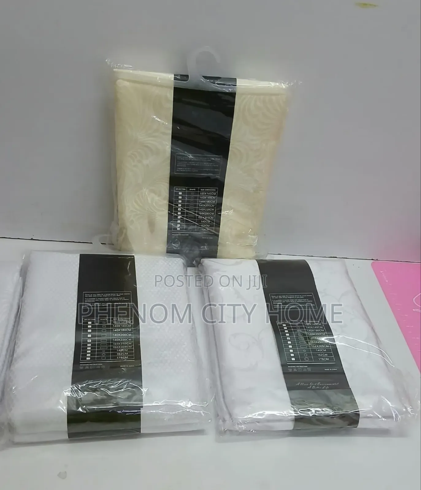 Waterproof Table Cloth Available