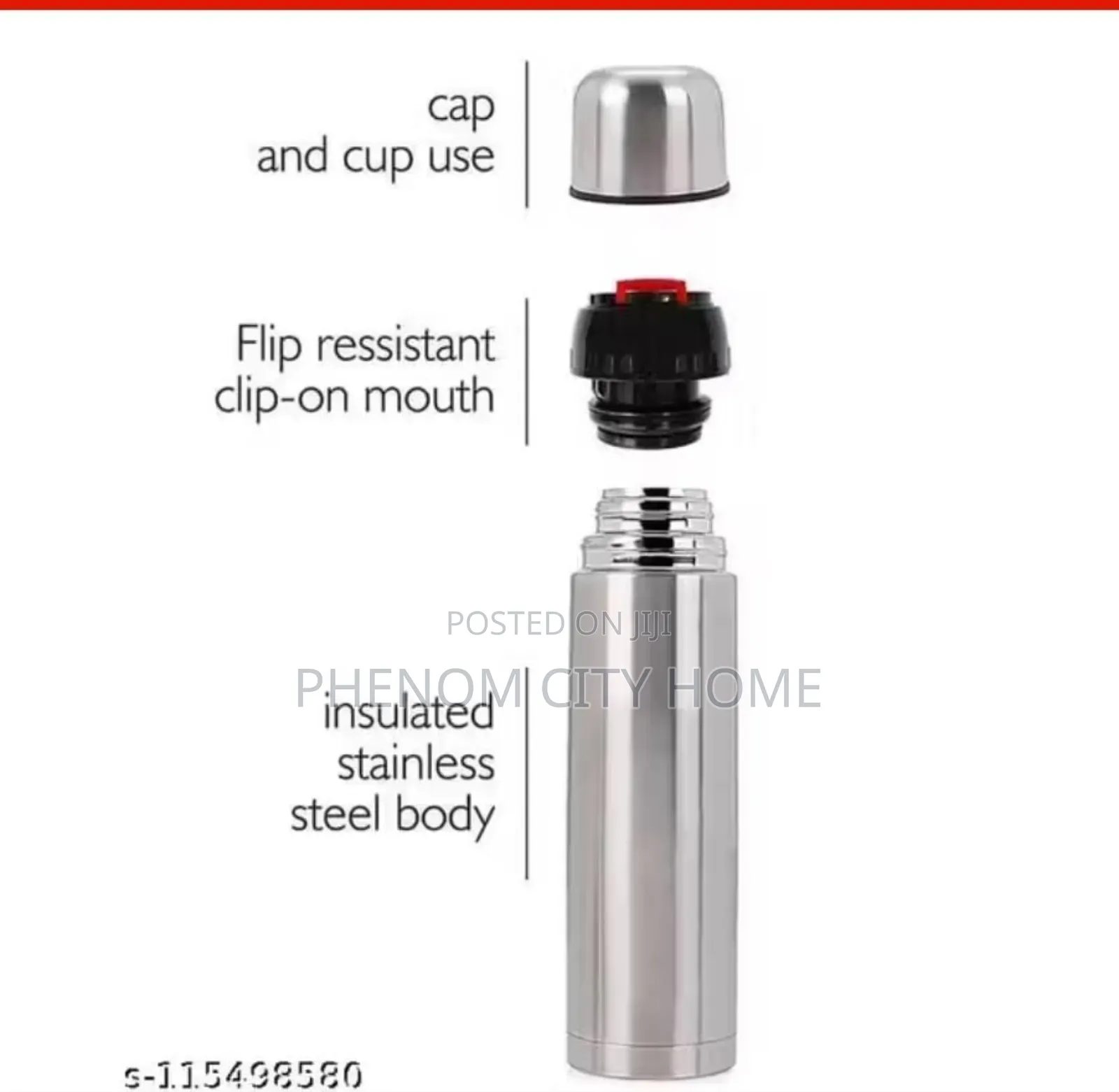 Hot and Cold Stainless Steel Flask With Bag