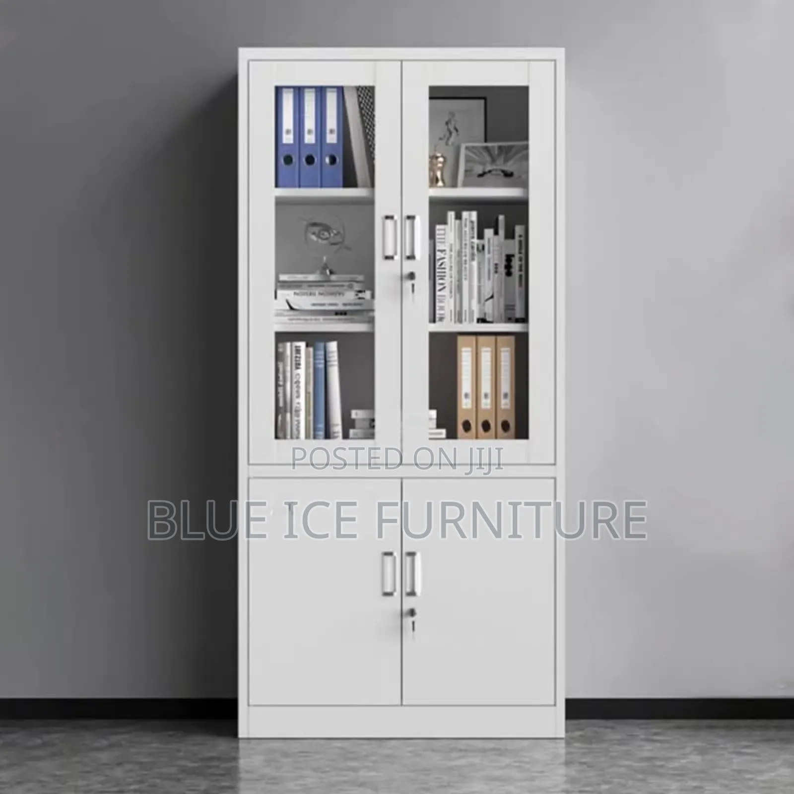 Office Glass Door Storage Cupboard