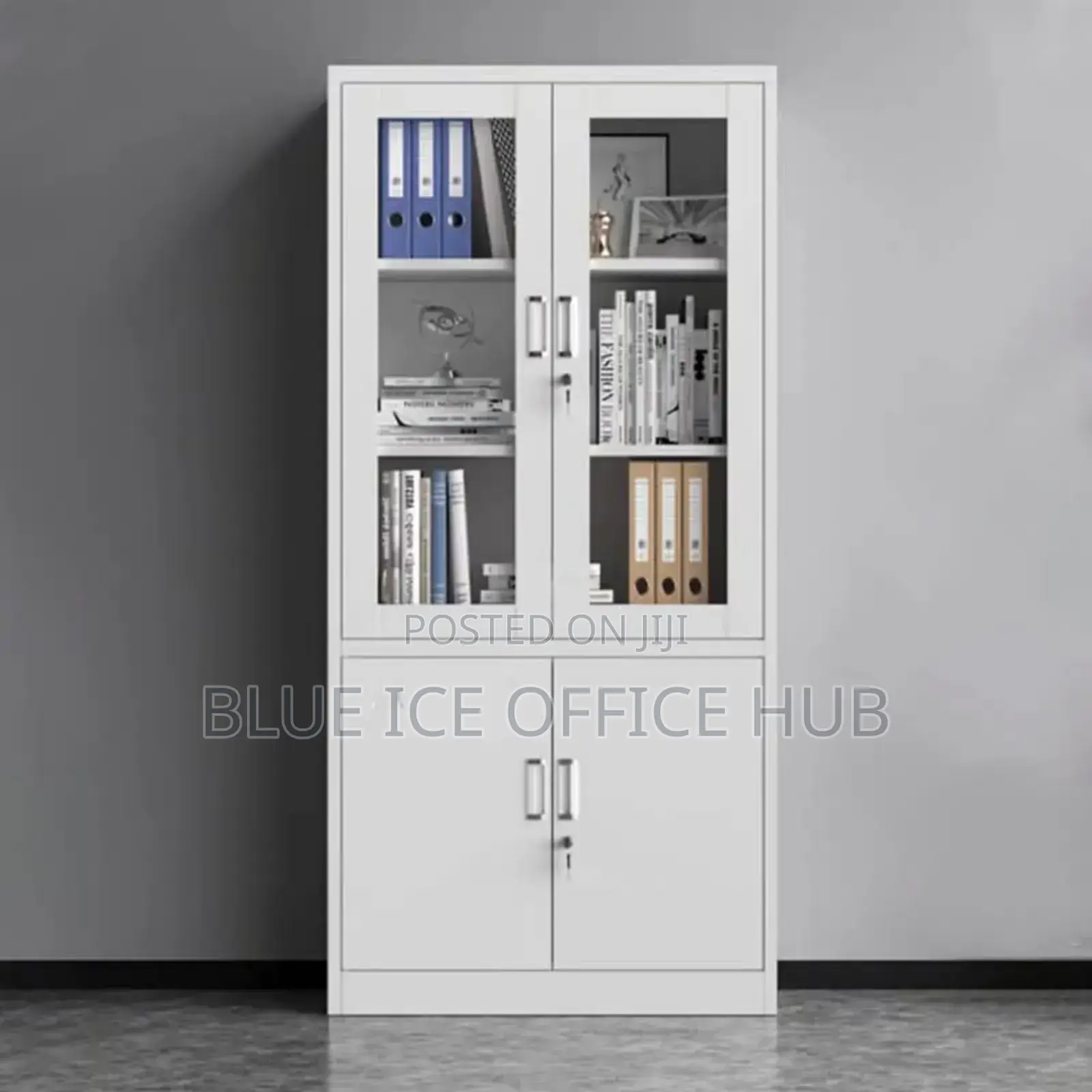 Office Glass Door Storage Cupboard